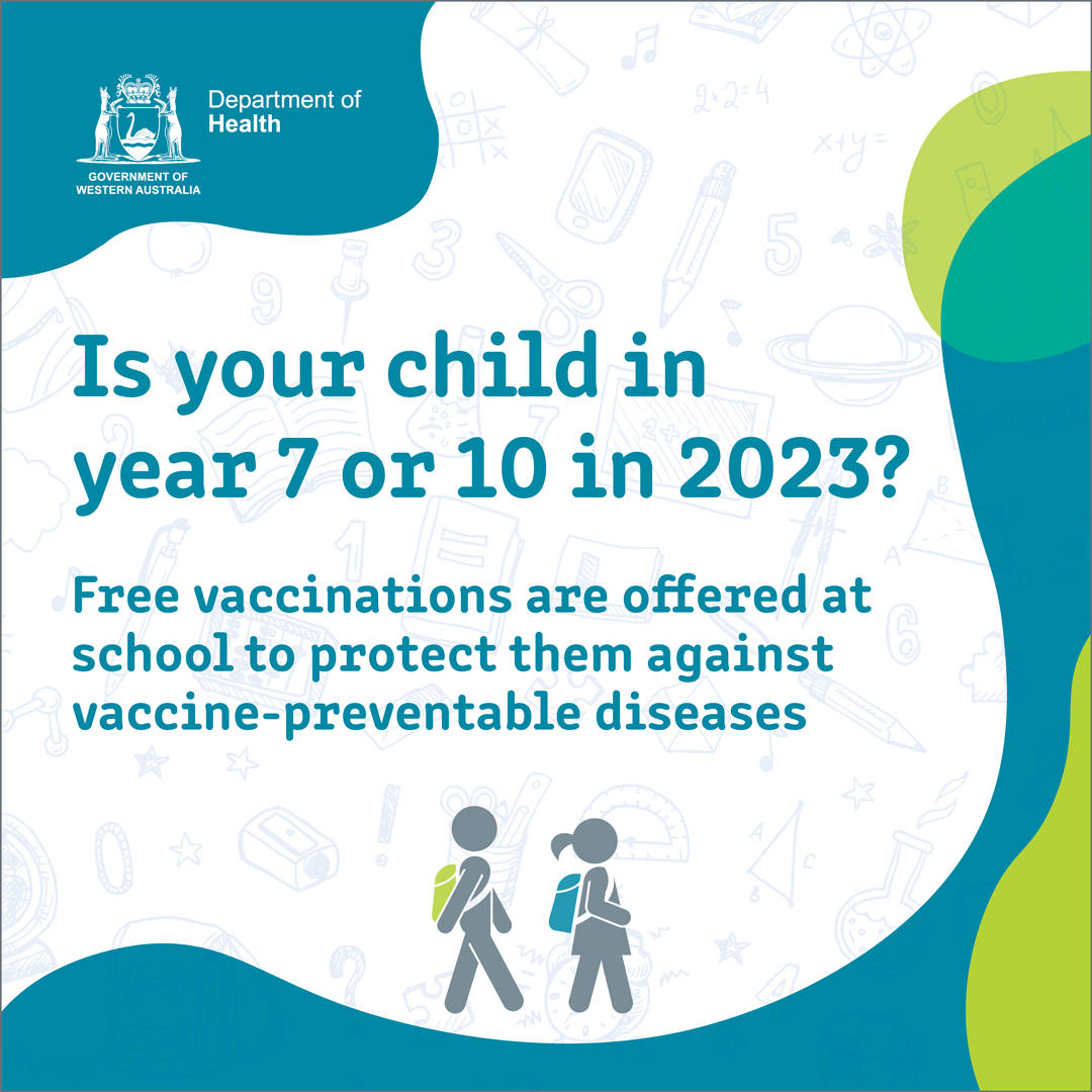 Schoolbased immunisation program campaign